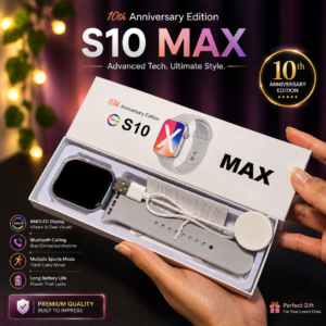 S10 Max Premium Smartwatch – Silver